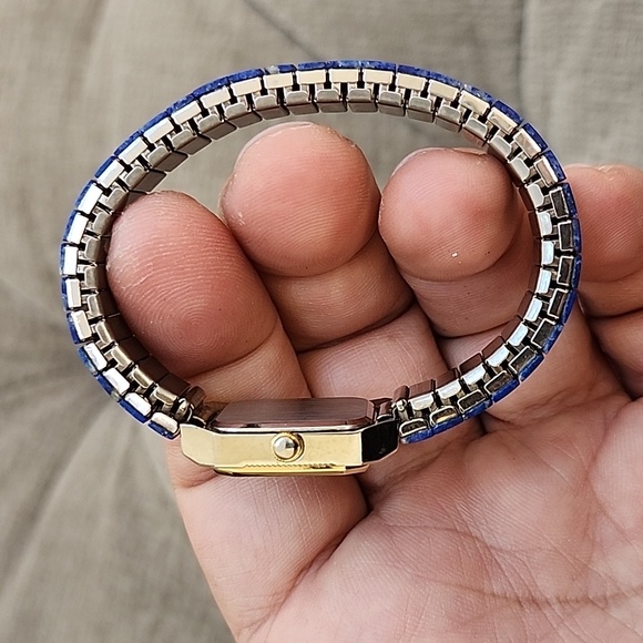 Woman's Stretch Blue ChaBar Quartz Elegant Watch - Picture 2 of 7